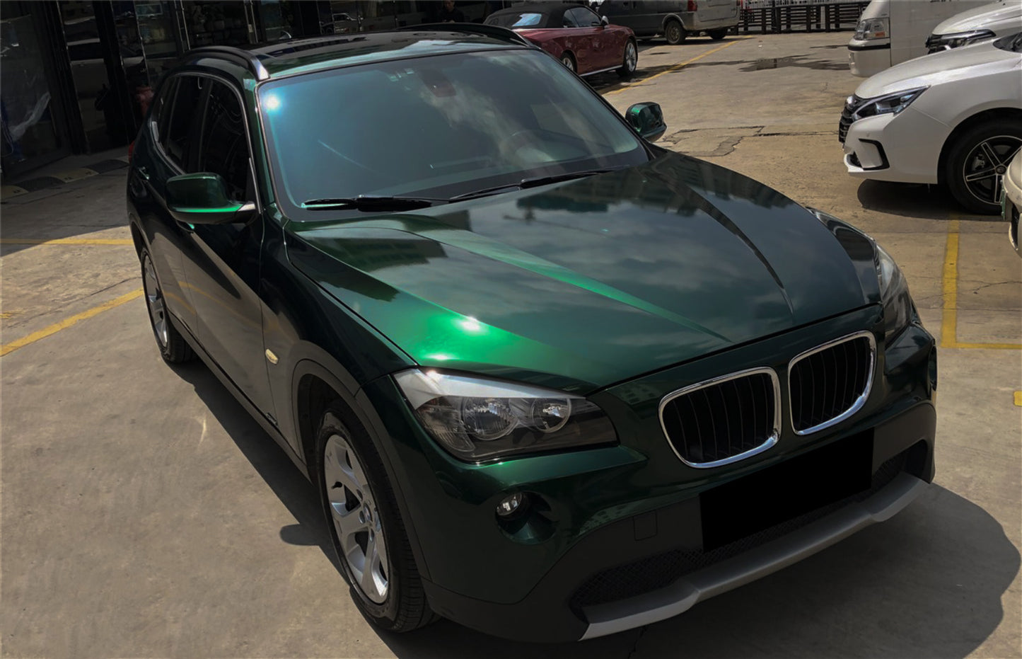 Super Gloss Metallic Agate Green Vinyl Wrap
