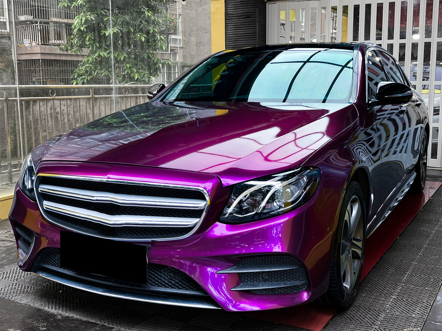 Super Gloss Metallic Magenta Purple Vinyl Wrap
