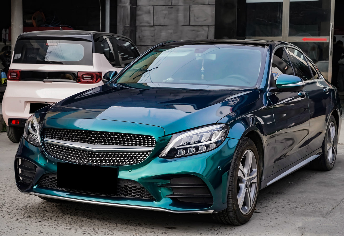 Super Gloss Metallic Royal Green Vinyl Wrap