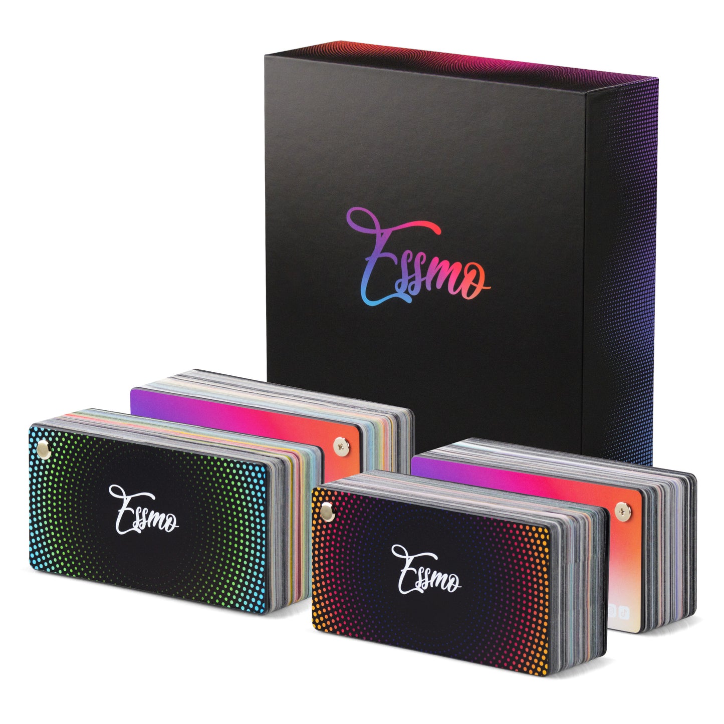 ESSMO Swatch PET Backing Version - Super Gloss Metallic PET Deck Book Auto Wrap Vinyl Wrapping Film