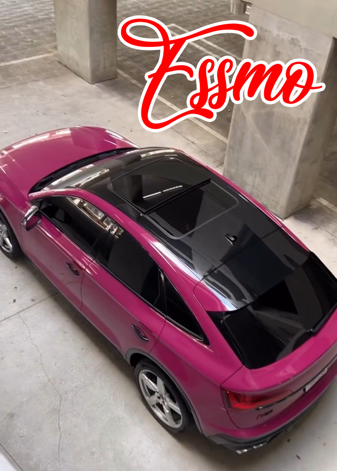 PET Super Gloss Ruby Star Red Vinyl Wrap