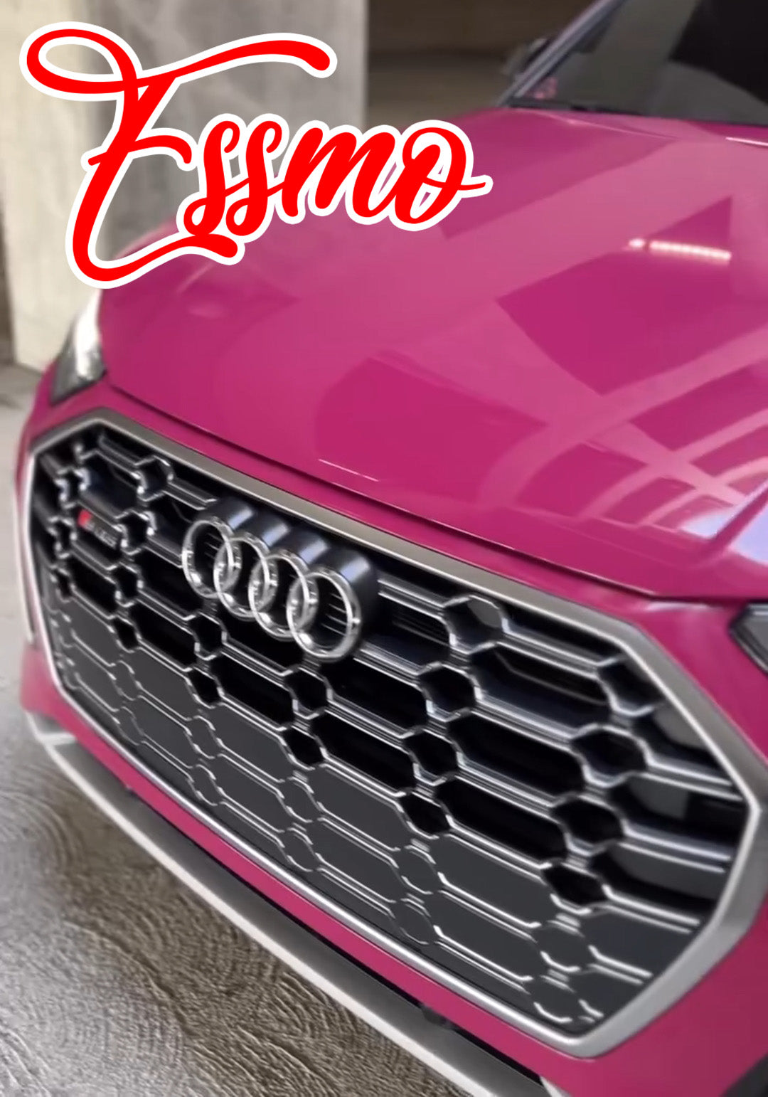 PET Super Gloss Ruby Star Red Vinyl Wrap