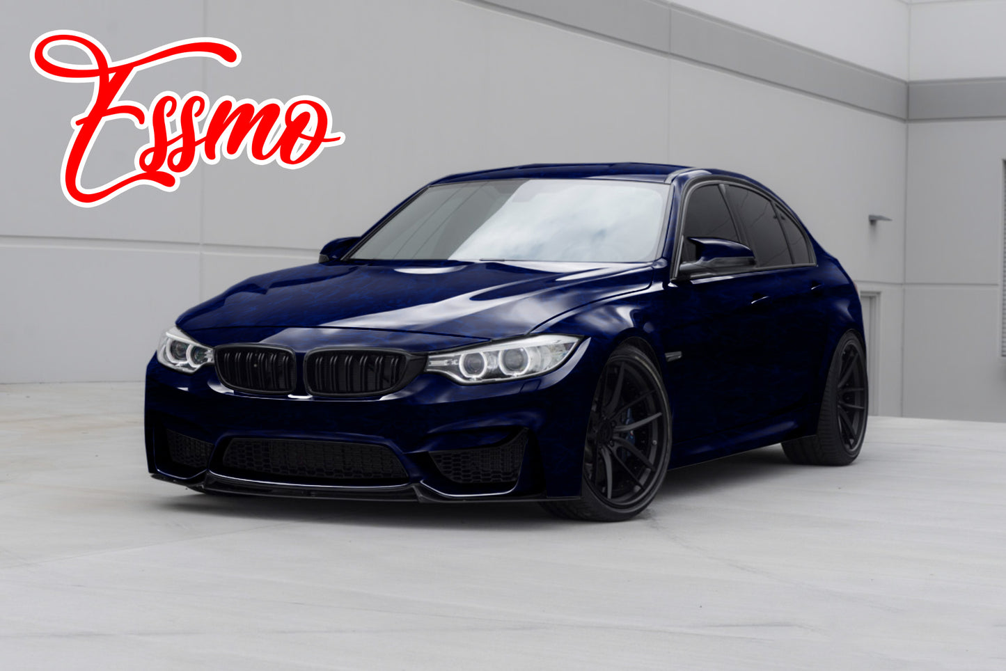 PET Marble Pearl Gloss Royal Blue Vinyl Wrap