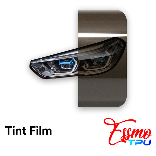 TPU Gloss Headlight Dark PPF Tint Film