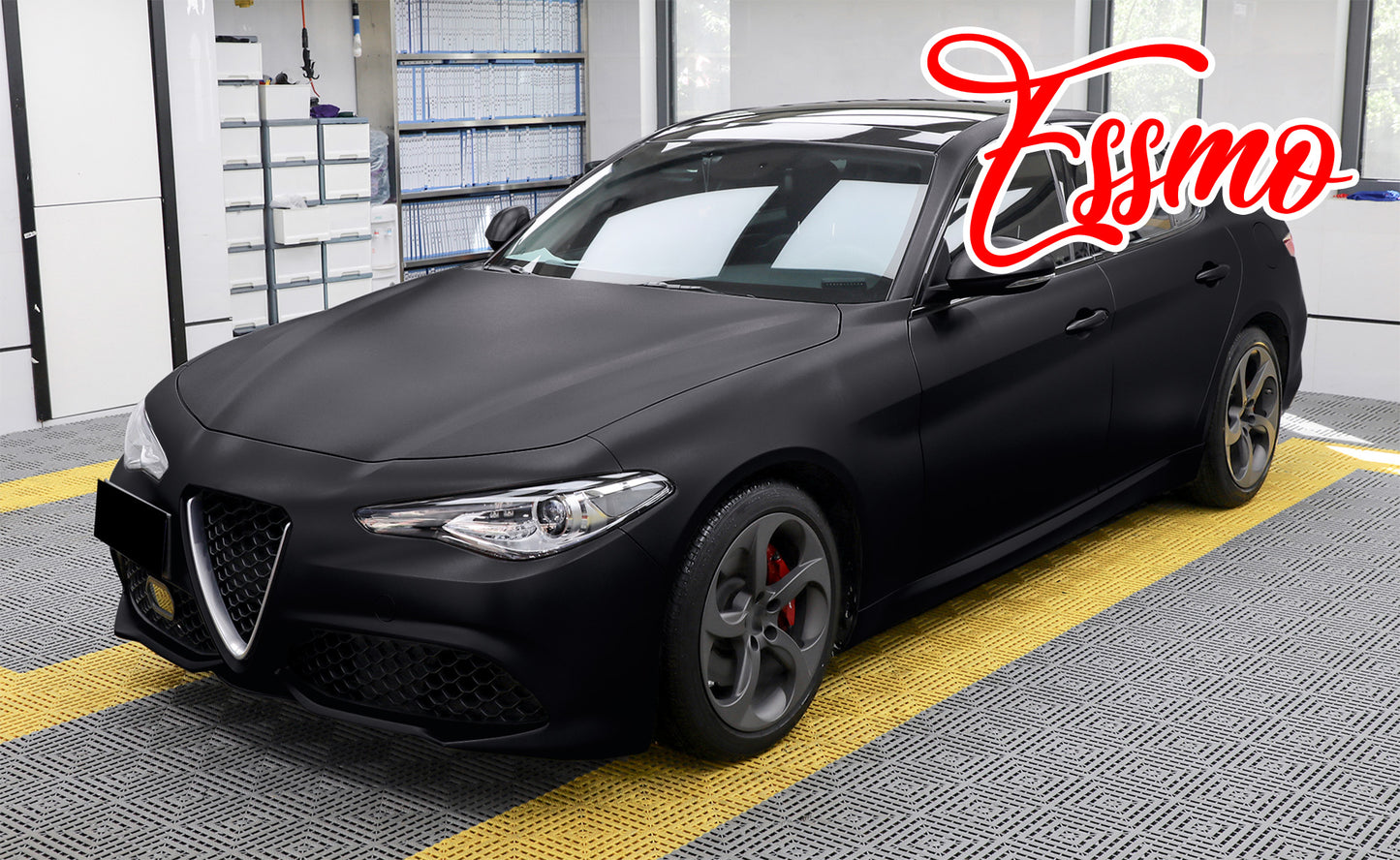 Matte Metallic Stellar Black Dry Apply PPF TPU Paint Protection Film