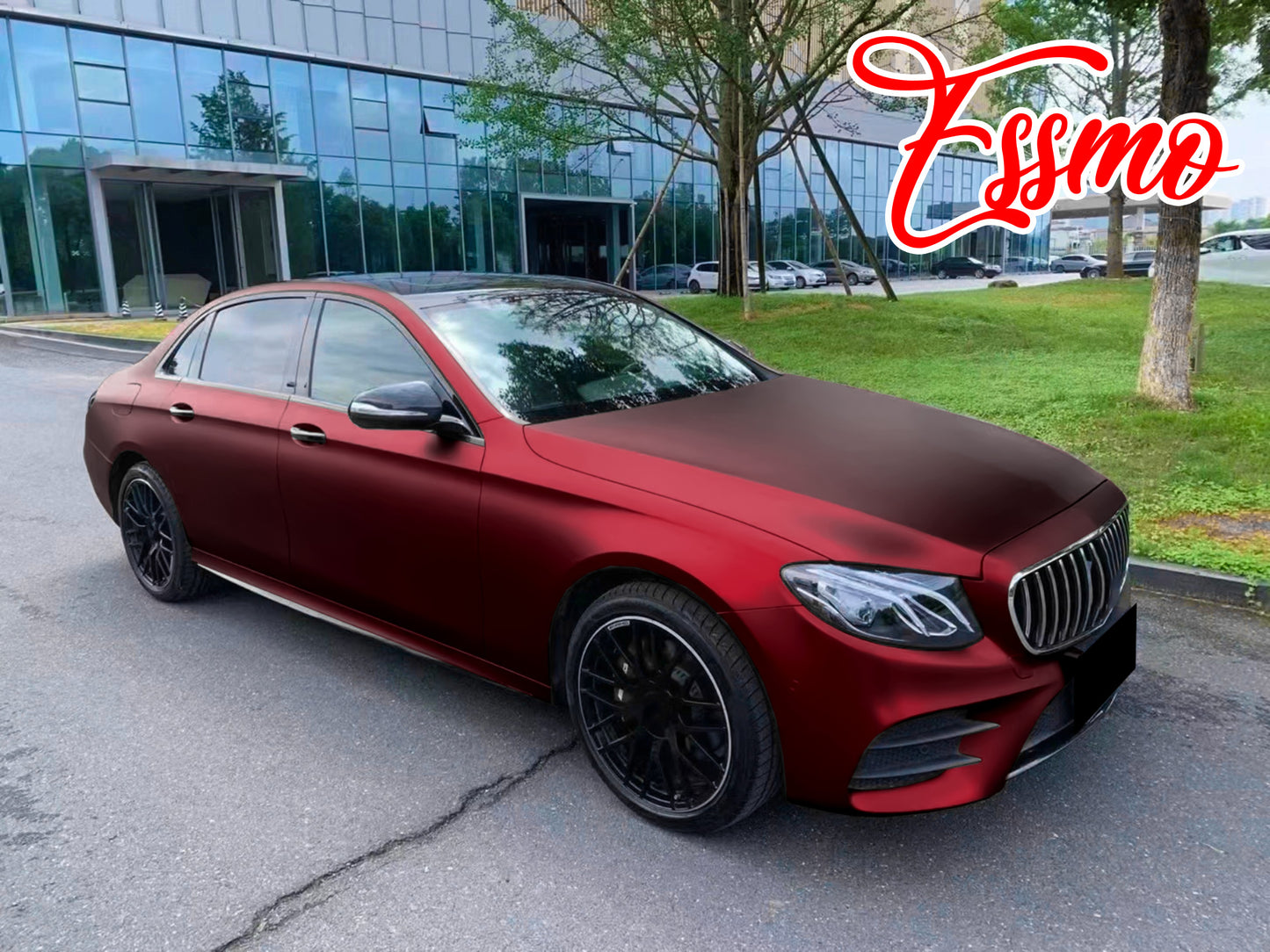 Matte Dragon Blood Red Dry Apply PPF TPU Paint Protection Film