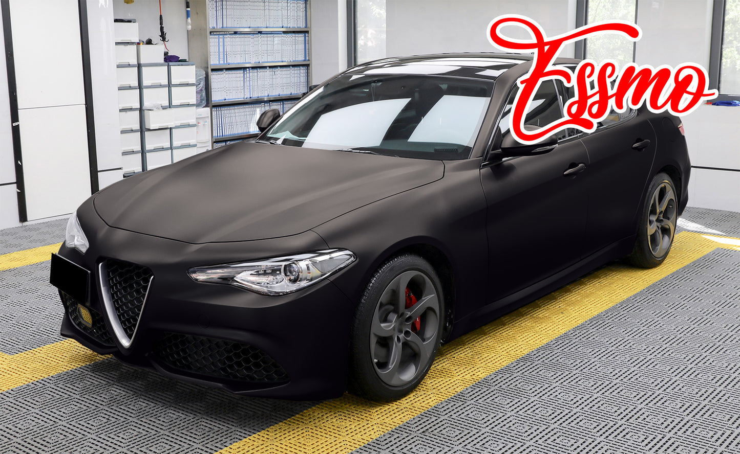 Matte Metallic Hidden Black Dry Apply PPF TPU Paint Protection Film