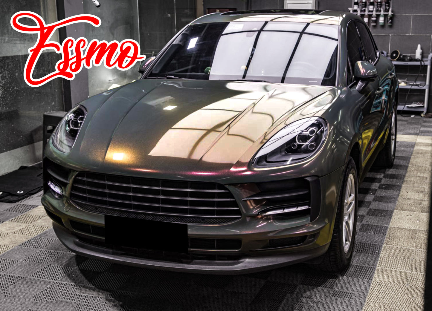 Galaxy Dust Gloss Phantom Gray Red PPF TPU Paint Protection Film Full Roll Special Order