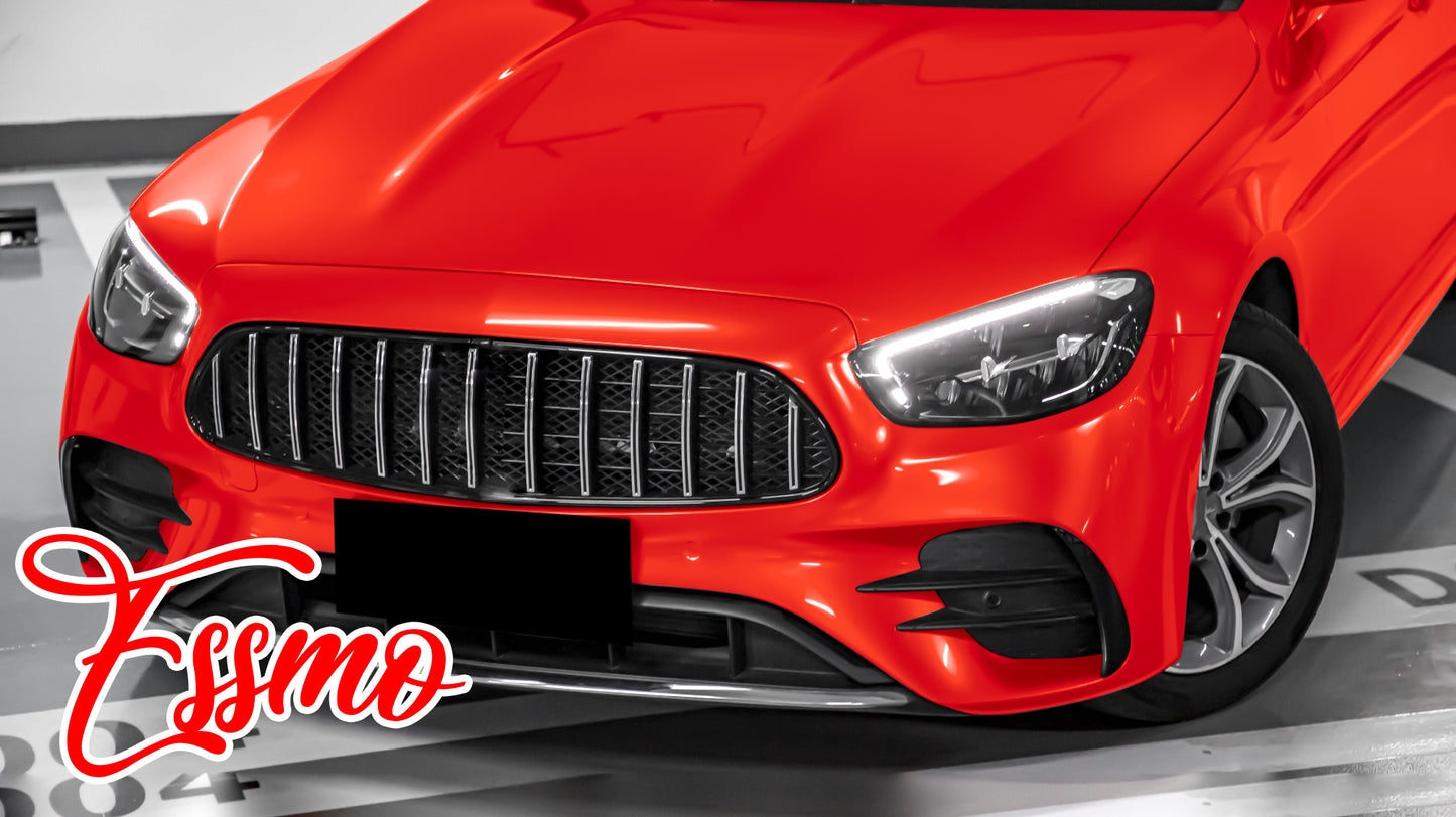 Gloss Metallic Flame Red Dry Apply PPF TPU Paint Protection Film