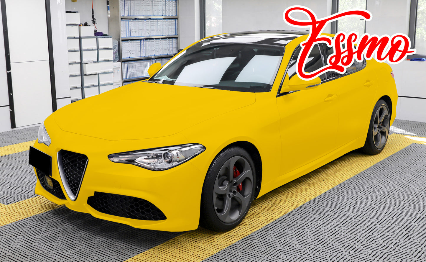 Matte Athletic Yellow Dry Apply PPF TPU Paint Protection Film