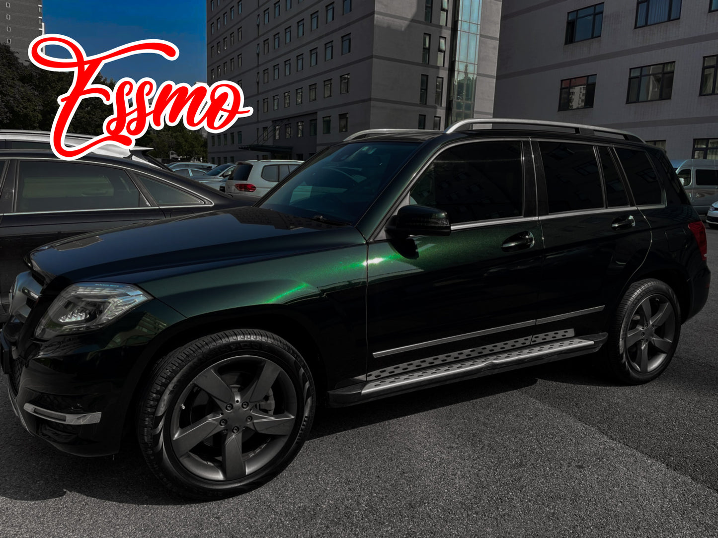 Gloss Metallic Blackish Green Dry Apply PPF TPU Paint Protection Film