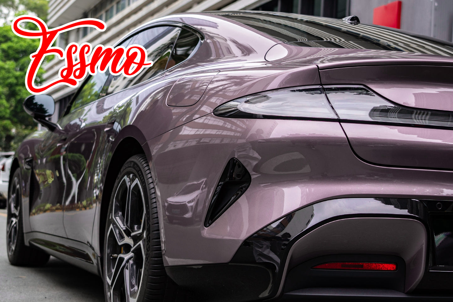 Gloss Metallic Rose Gold Dry Apply PPF TPU Paint Protection Film