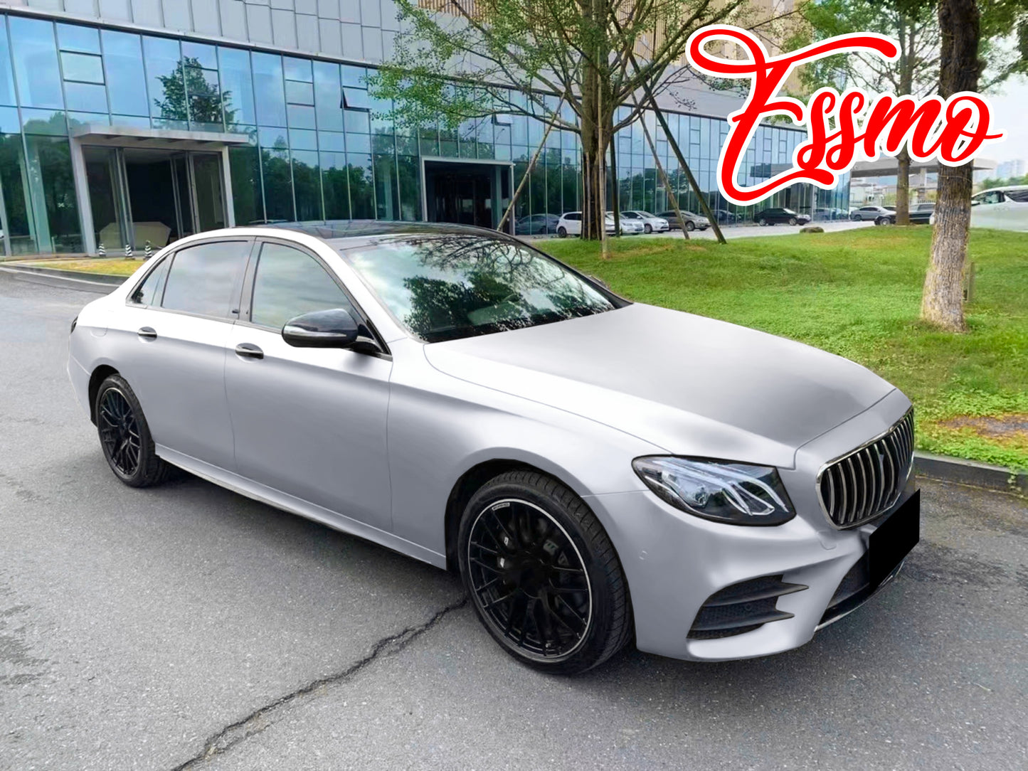 Matte Metallic Alexander Silver Dry Apply PPF TPU Paint Protection Film