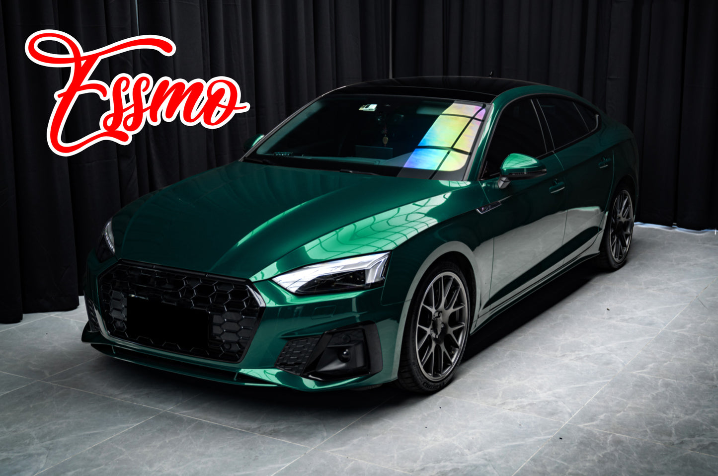Liquid Metallic Agate Green Dry Apply PPF TPU Paint Protection Film