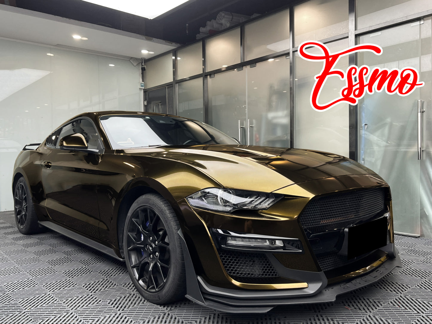 Liquid Metallic Shadow Gold Dry Apply PPF TPU Paint Protection Film