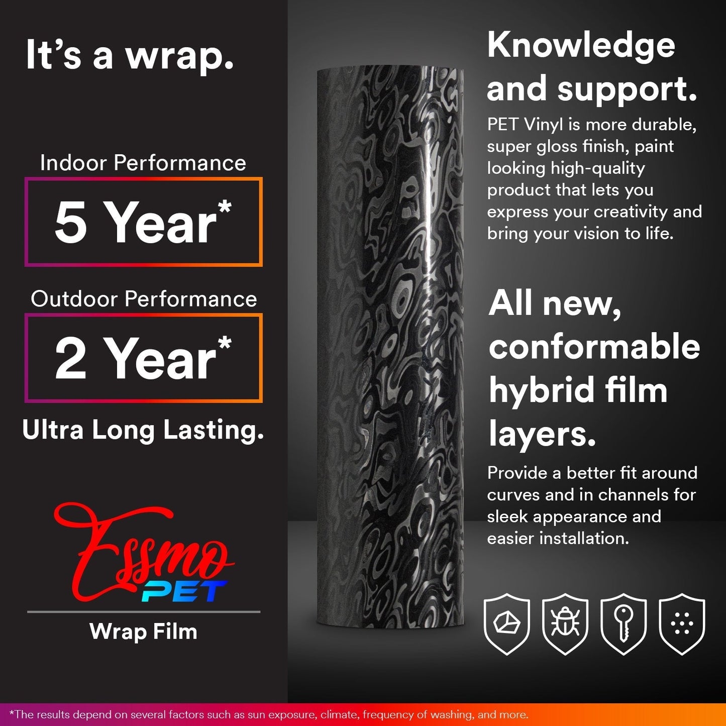 PET Damascus Forged Satin Venom Green Vinyl Wrap