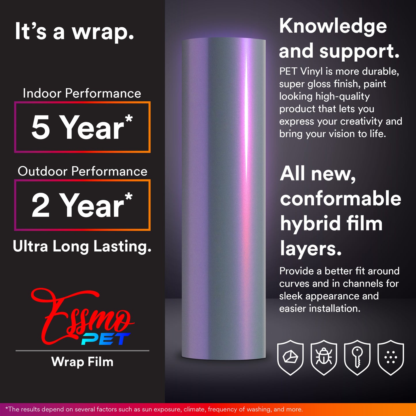 PET Space Candy Gloss Platinum Purple Vinyl Wrap