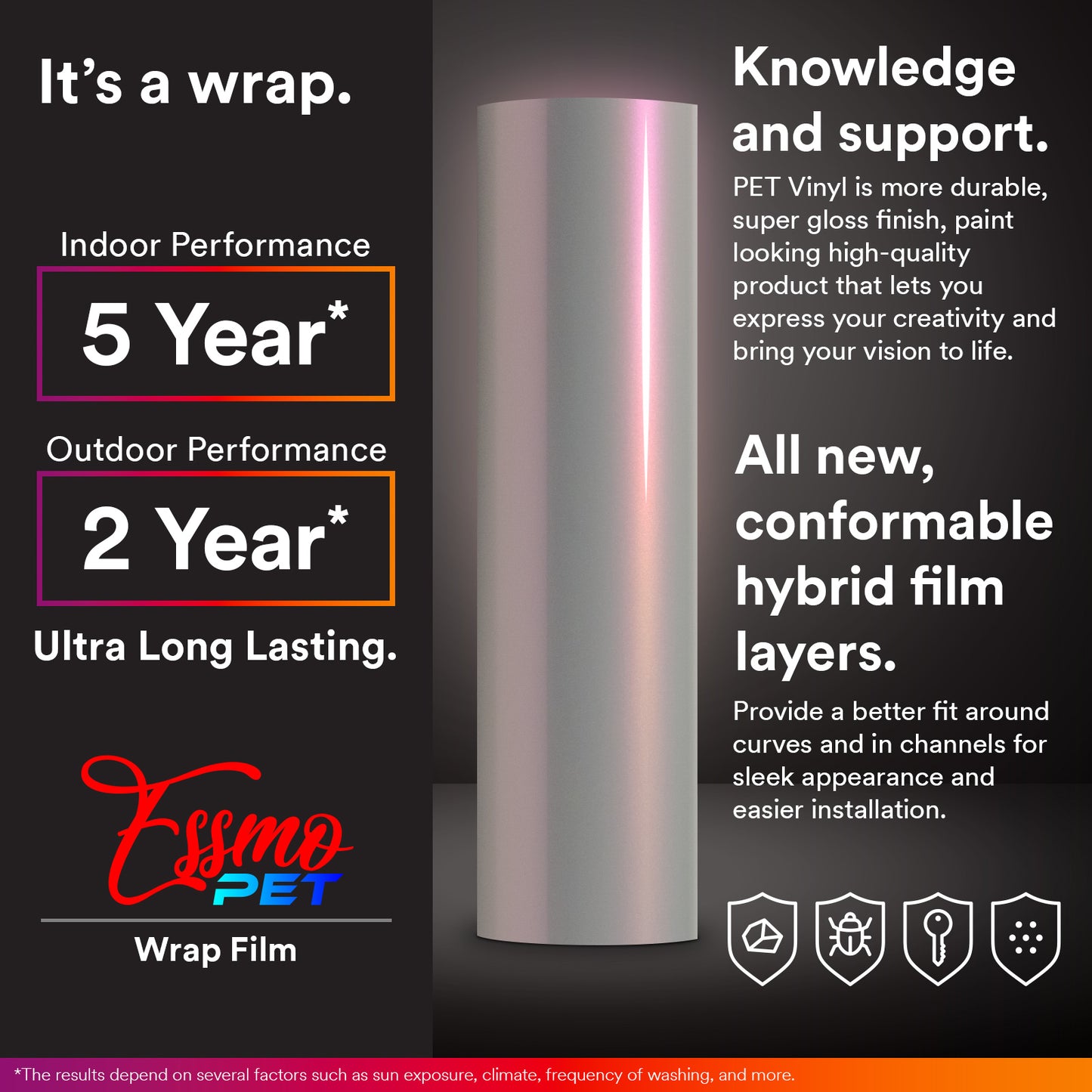 PET Space Candy Gloss Gray Purple Vinyl Wrap