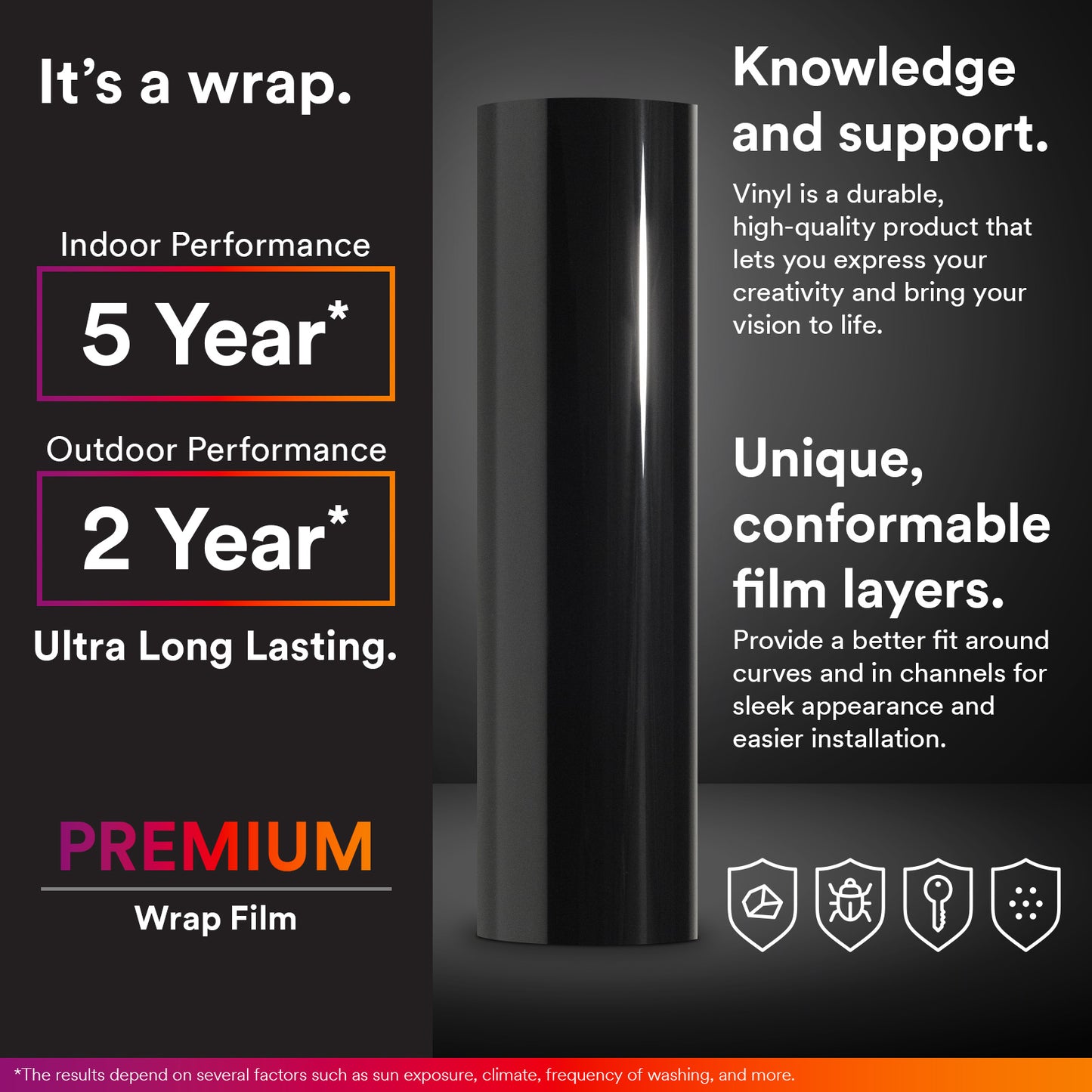 High Gloss Molten Orange Vinyl Wrap