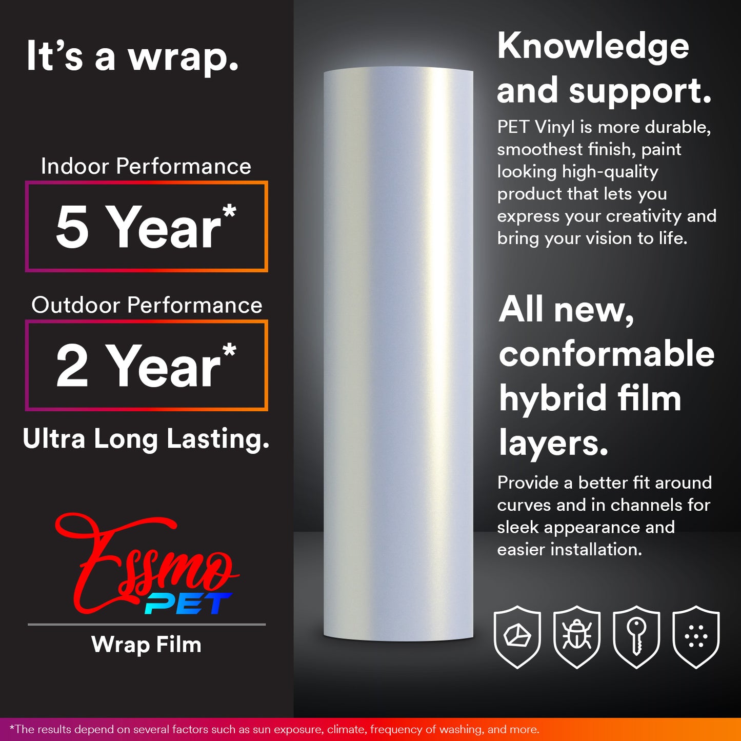 PET Space Candy Matte Platinum Gold Vinyl Wrap