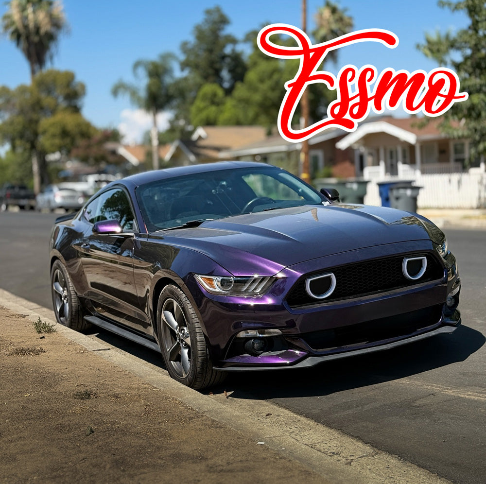 PET Super Gloss Metallic Midnight Purple Vinyl Wrap