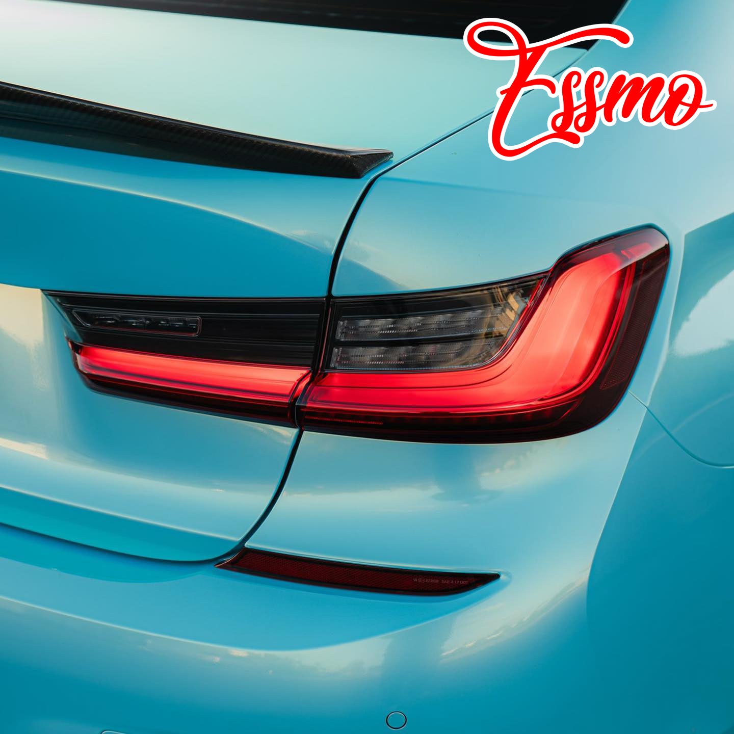 Coral Gloss Blue Gold Vinyl Wrap