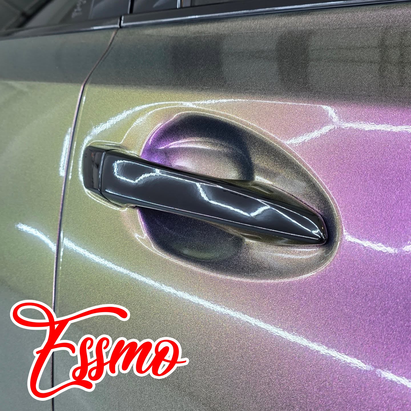 Galaxy Dust Gloss Phantom Purple Gold Vinyl Wrap