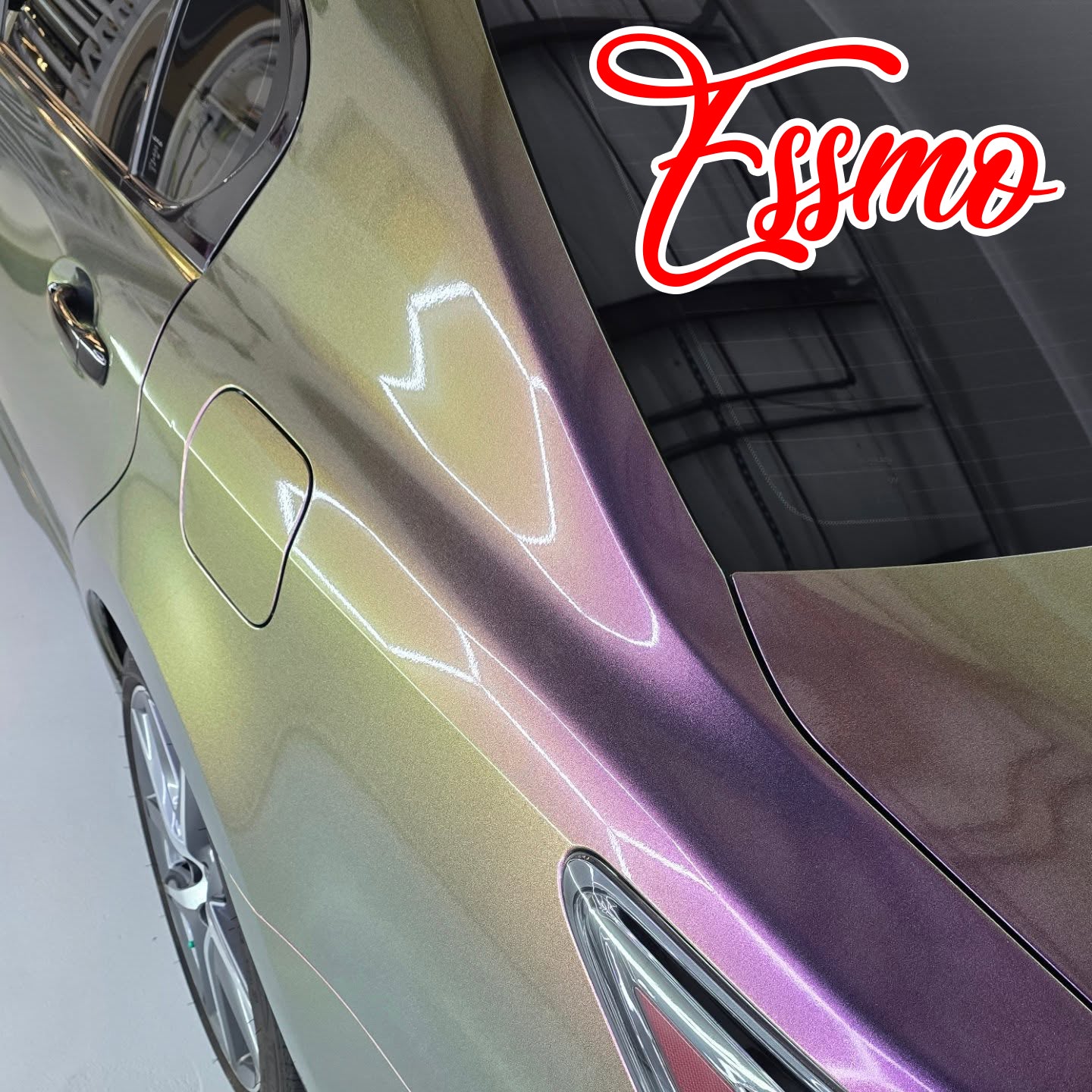 Galaxy Dust Gloss Phantom Purple Gold Vinyl Wrap