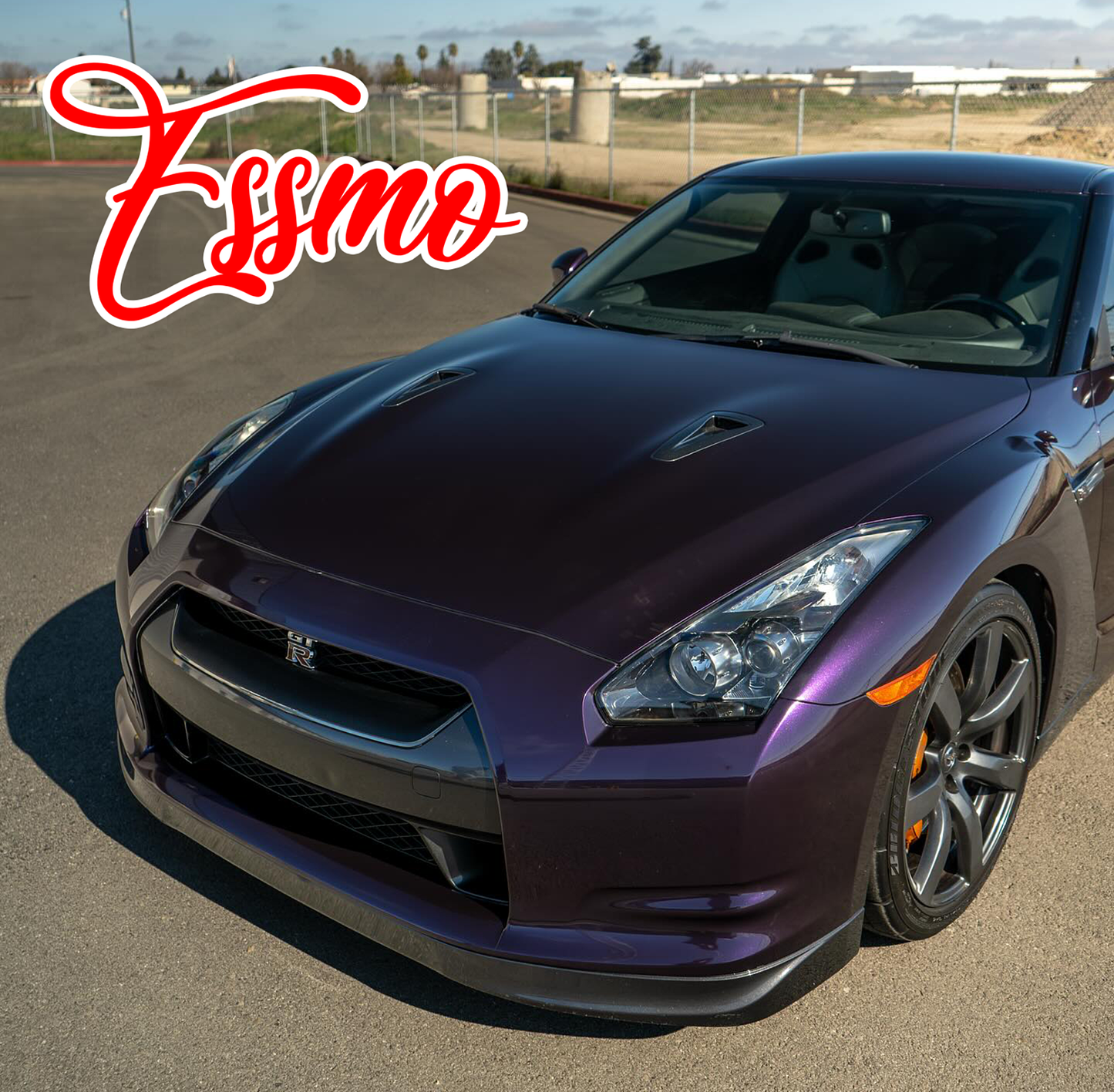 PET Super Gloss Metallic Devil Purple Vinyl Wrap