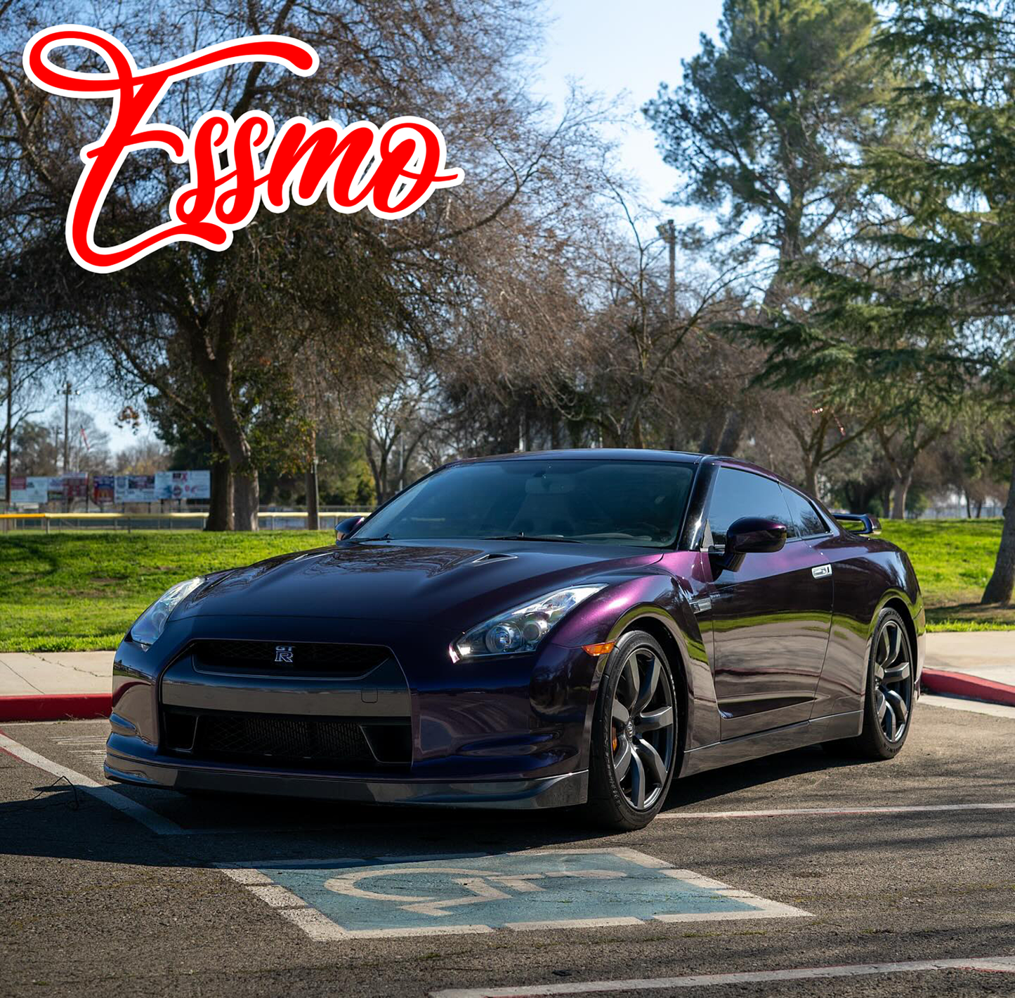 PET Super Gloss Metallic Devil Purple Vinyl Wrap