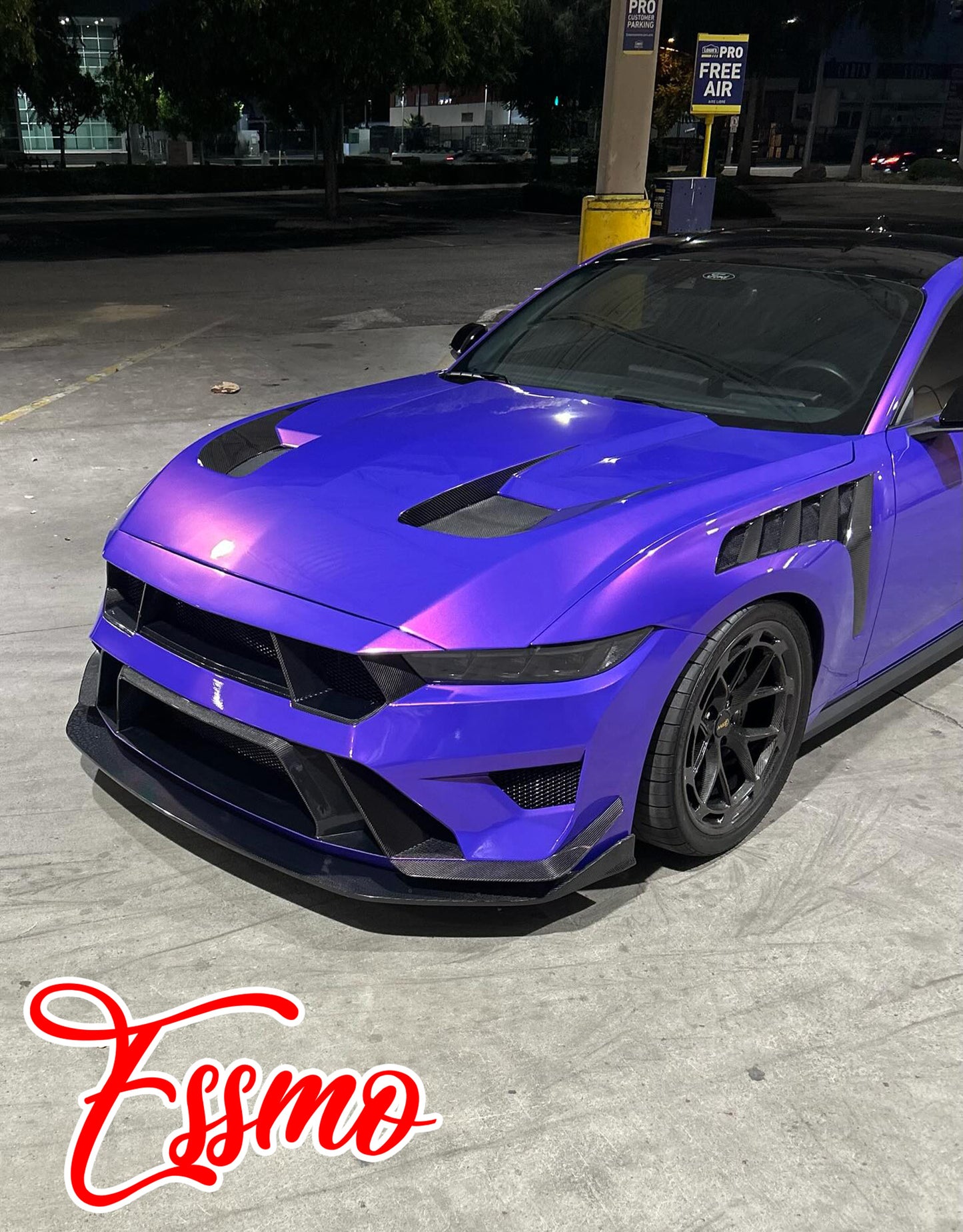 PET Super Gloss Metallic Mauvine Blue Vinyl Wrap