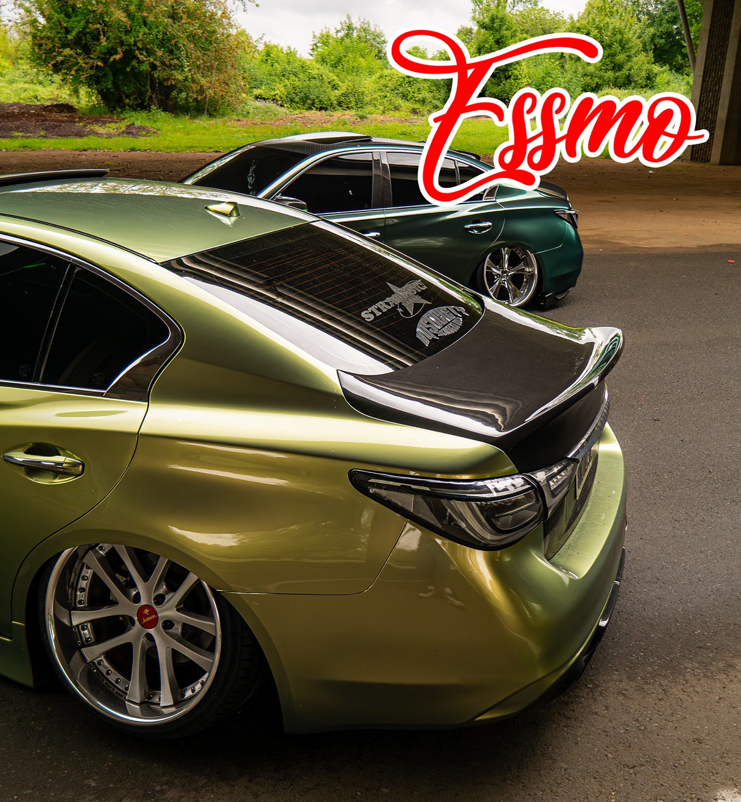 PET Super Gloss Metallic Urban Bamboo Vinyl Wrap