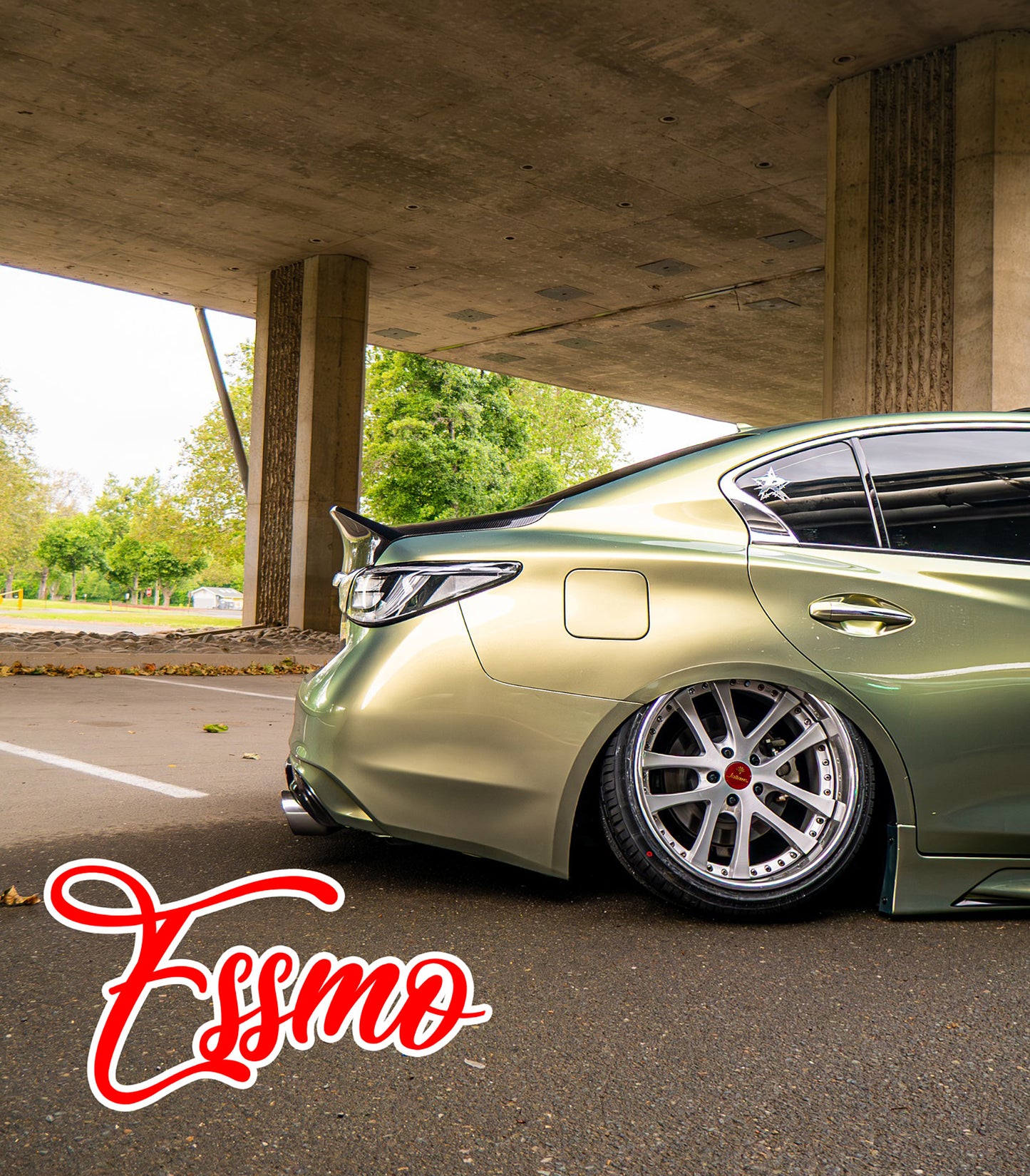 PET Super Gloss Metallic Urban Bamboo Vinyl Wrap