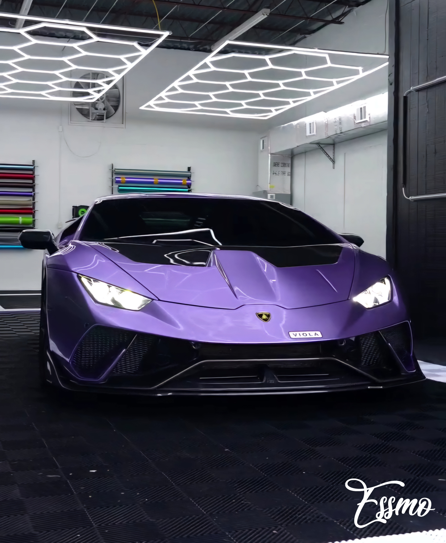 PET Liquid Metallic Viola Purple Vinyl Wrap