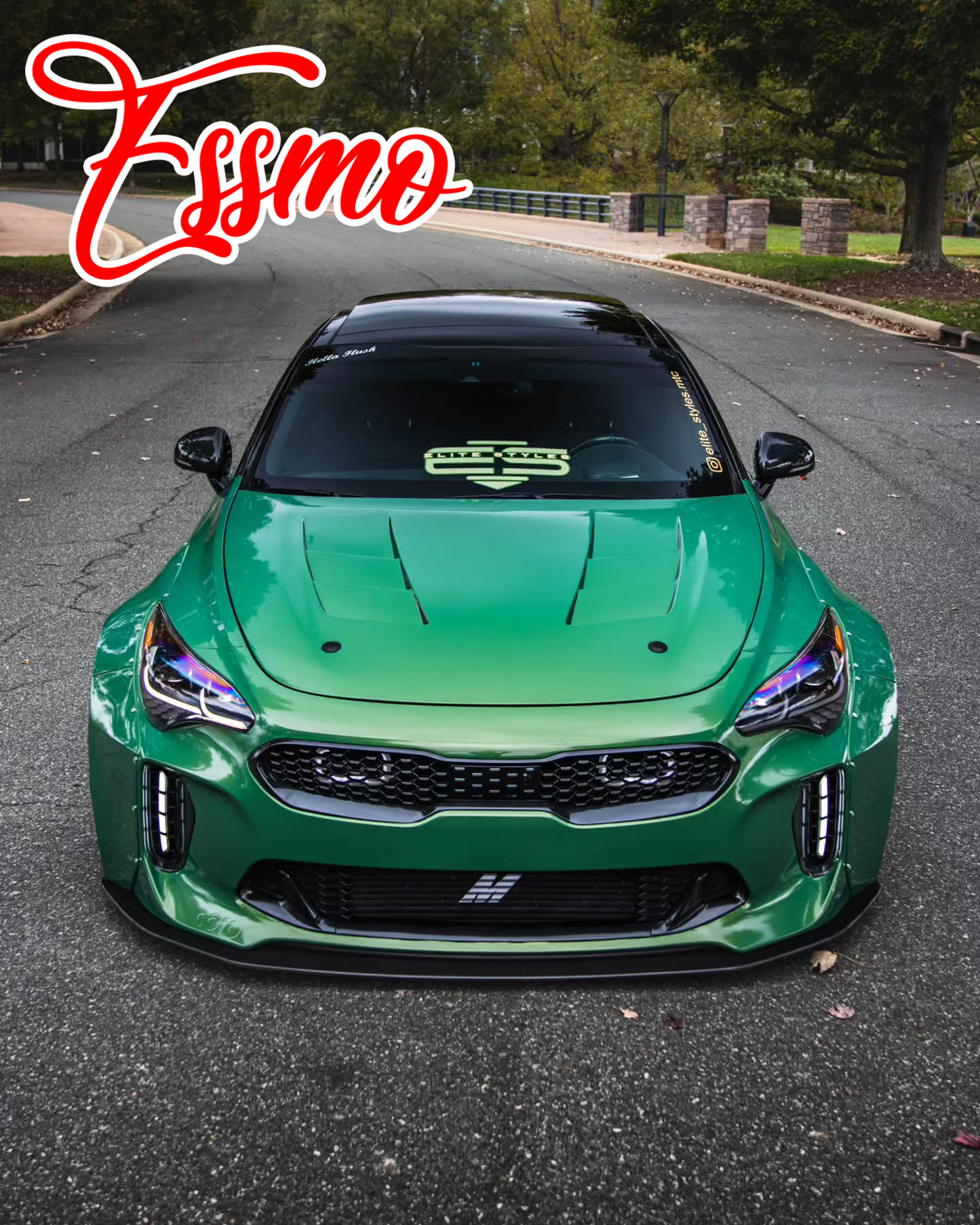PET Galaxy Dust Gloss Emerald Green Color Shift Vinyl Wrap