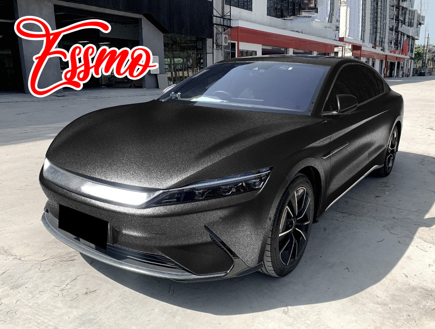 Heavy Metal Diamond Satin Graphite Gray Vinyl Wrap