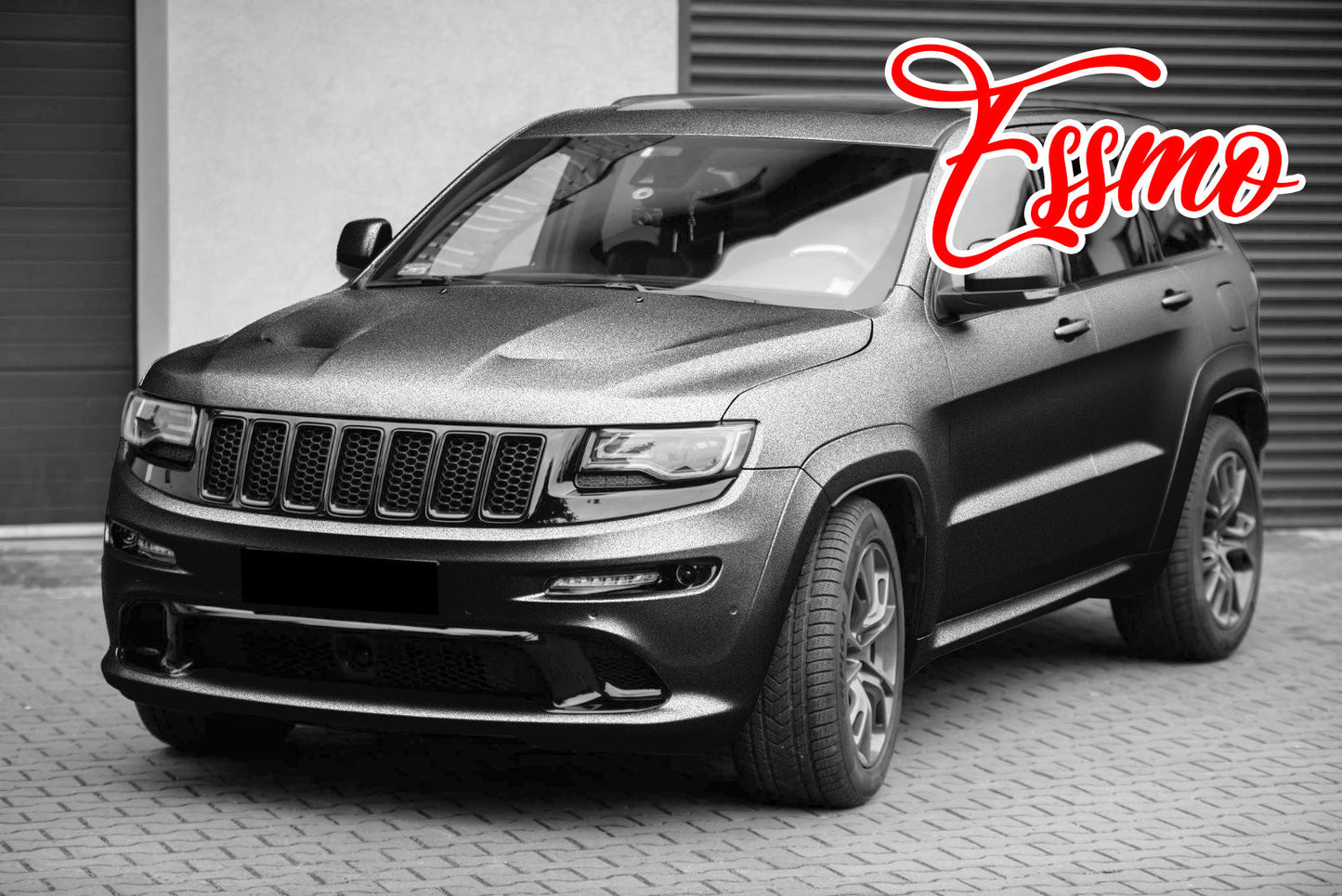 Heavy Metal Diamond Satin Graphite Gray Vinyl Wrap