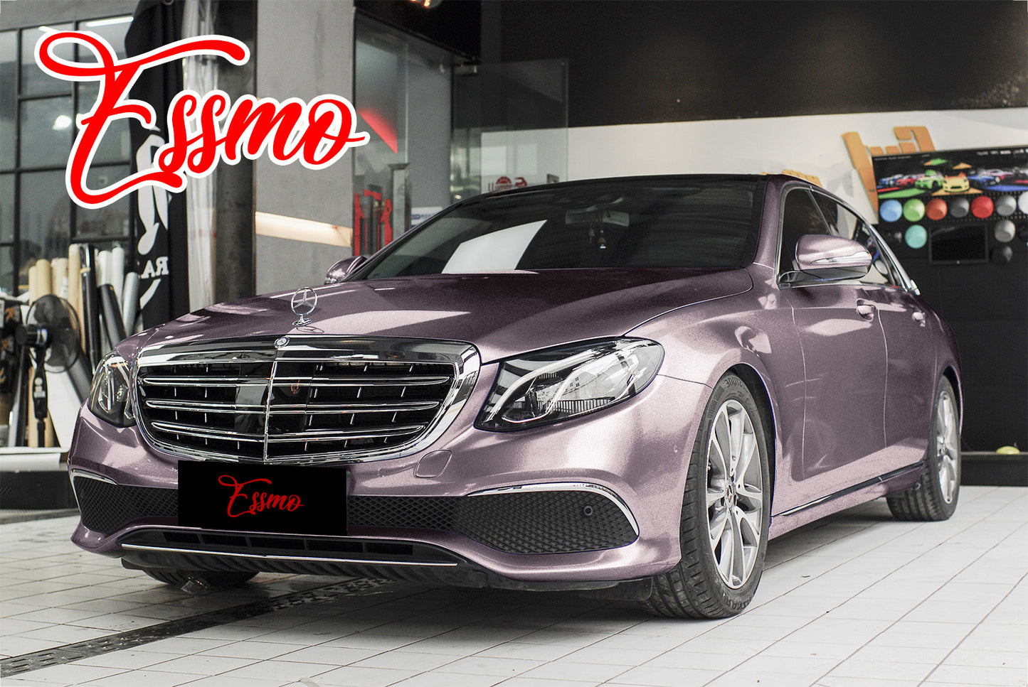 Super Gloss Metallic Frozzen Berry Vinyl Wrap