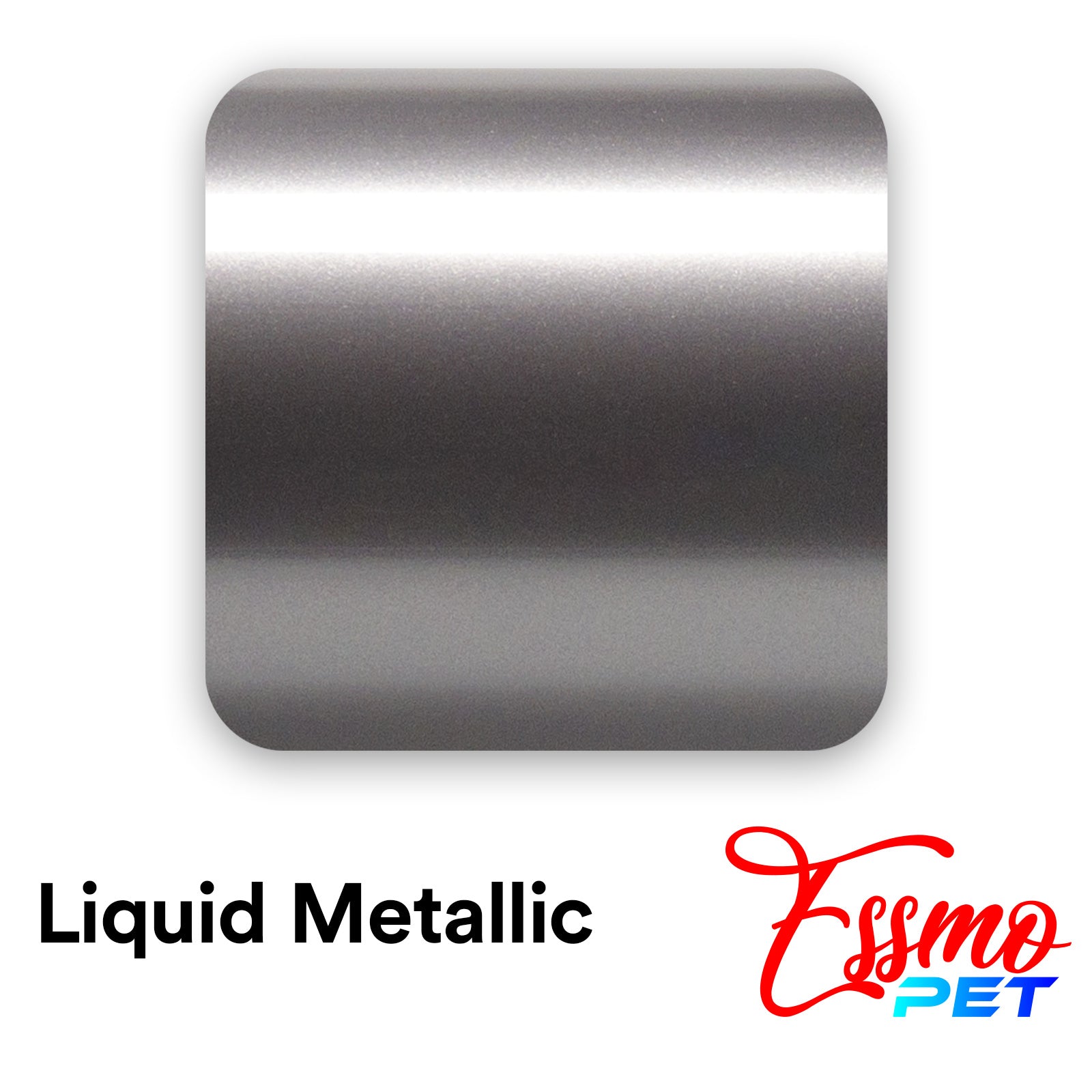PET Liquid Metallic Chrome Silver Vinyl Wrap – Essmovinyl