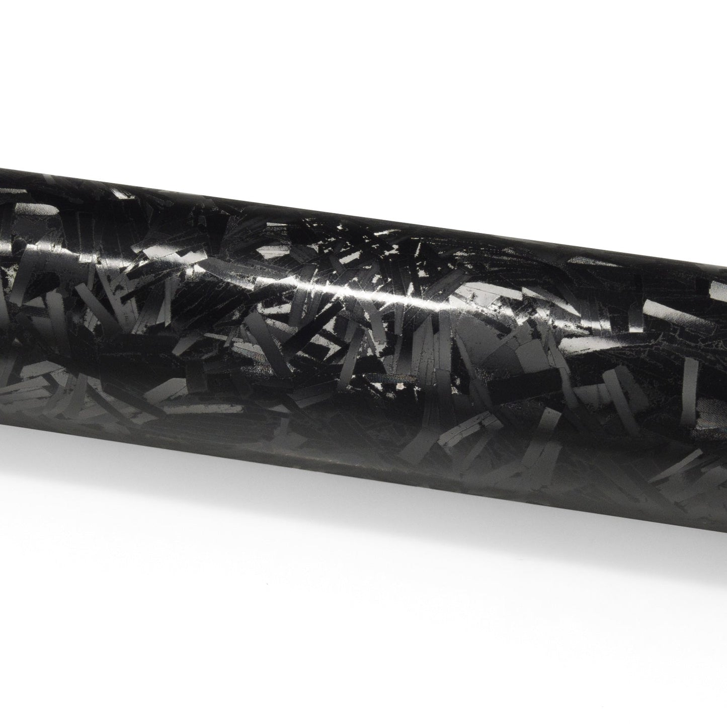 24K Chopped Forged Carbon Fiber Matte Black Vinyl Wrap
