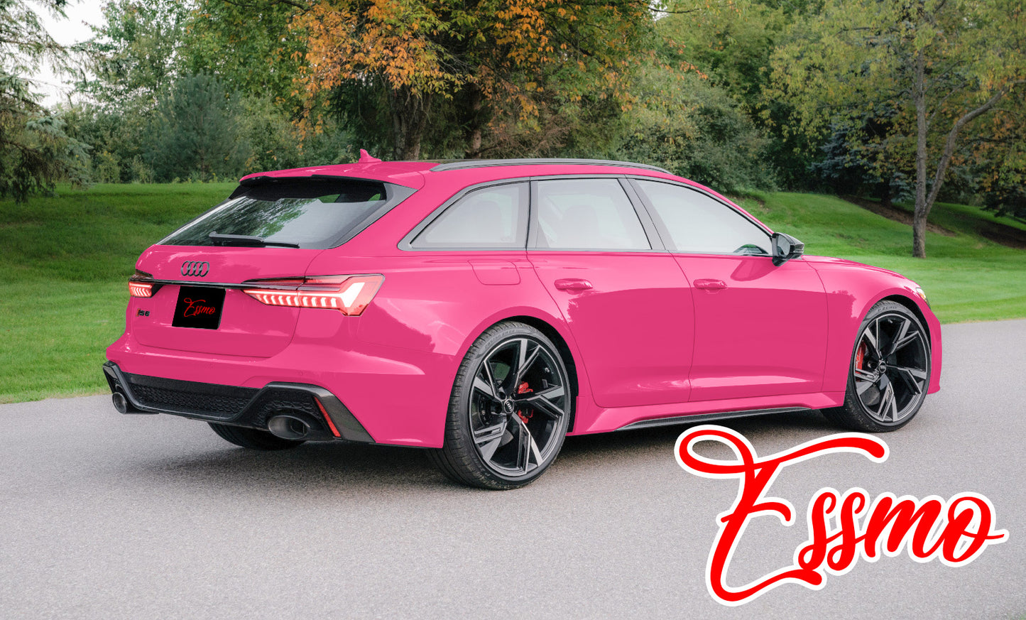 High Gloss Rose Red Vinyl Wrap