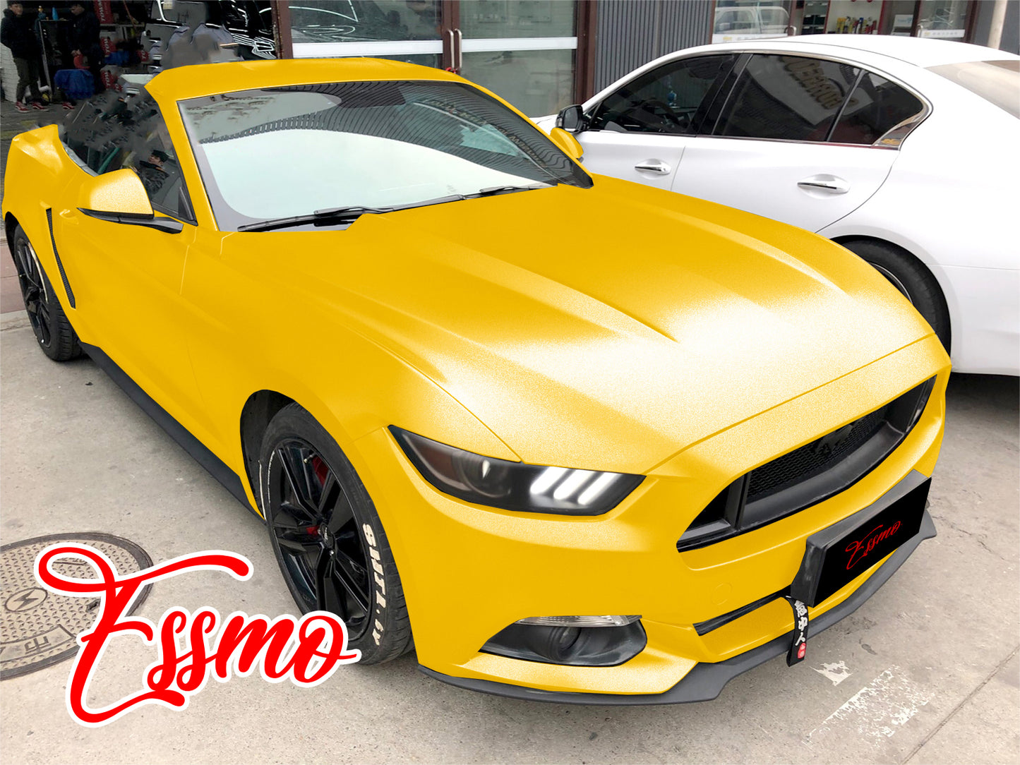 Matte Metallic Satin Pearl Yellow Vinyl Wrap