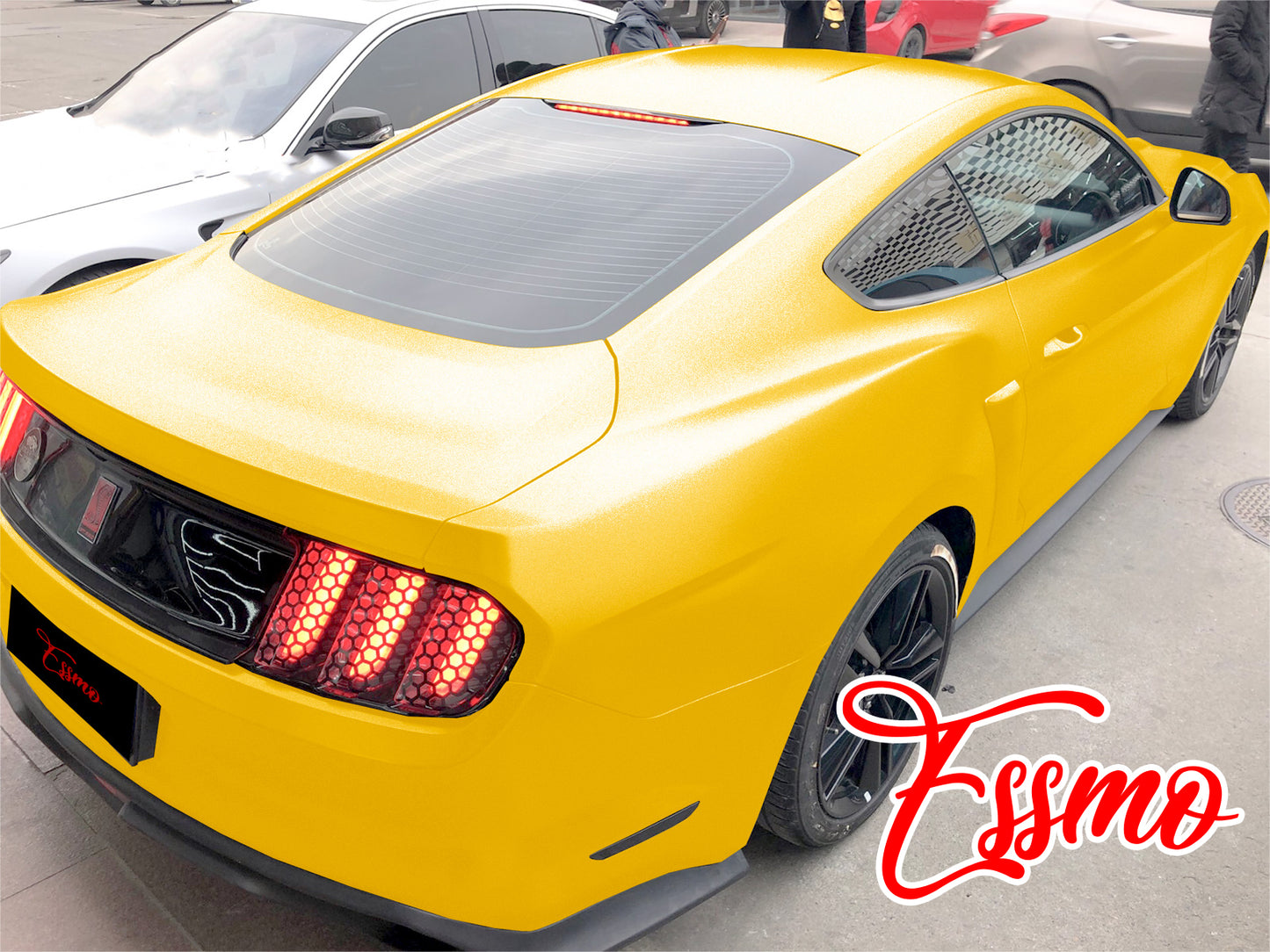 Matte Metallic Satin Pearl Yellow Vinyl Wrap