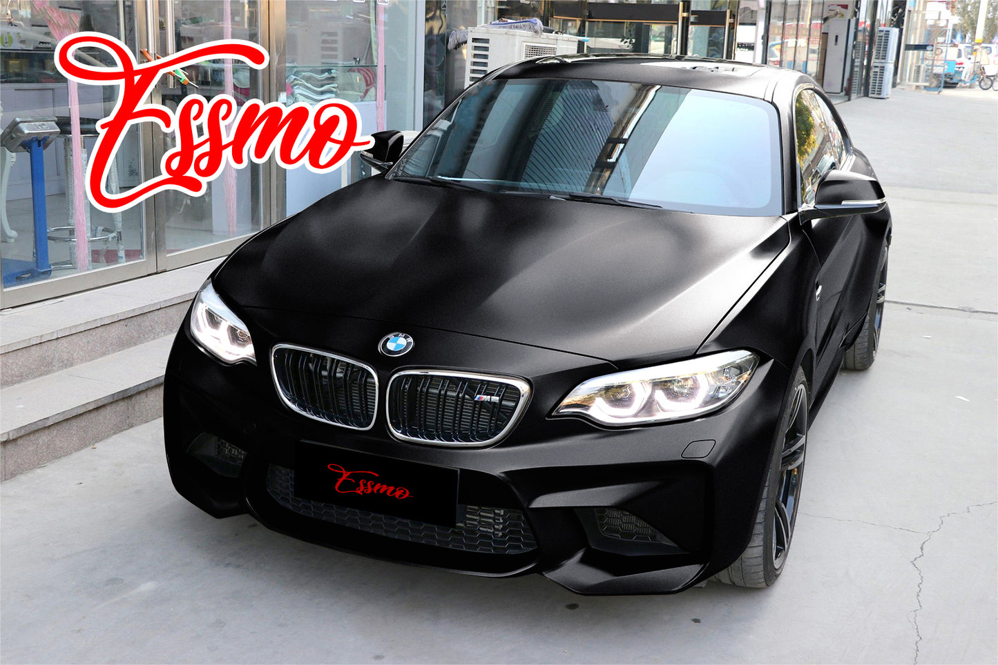 Matte Metallic Satin Pearl Black Vinyl Wrap