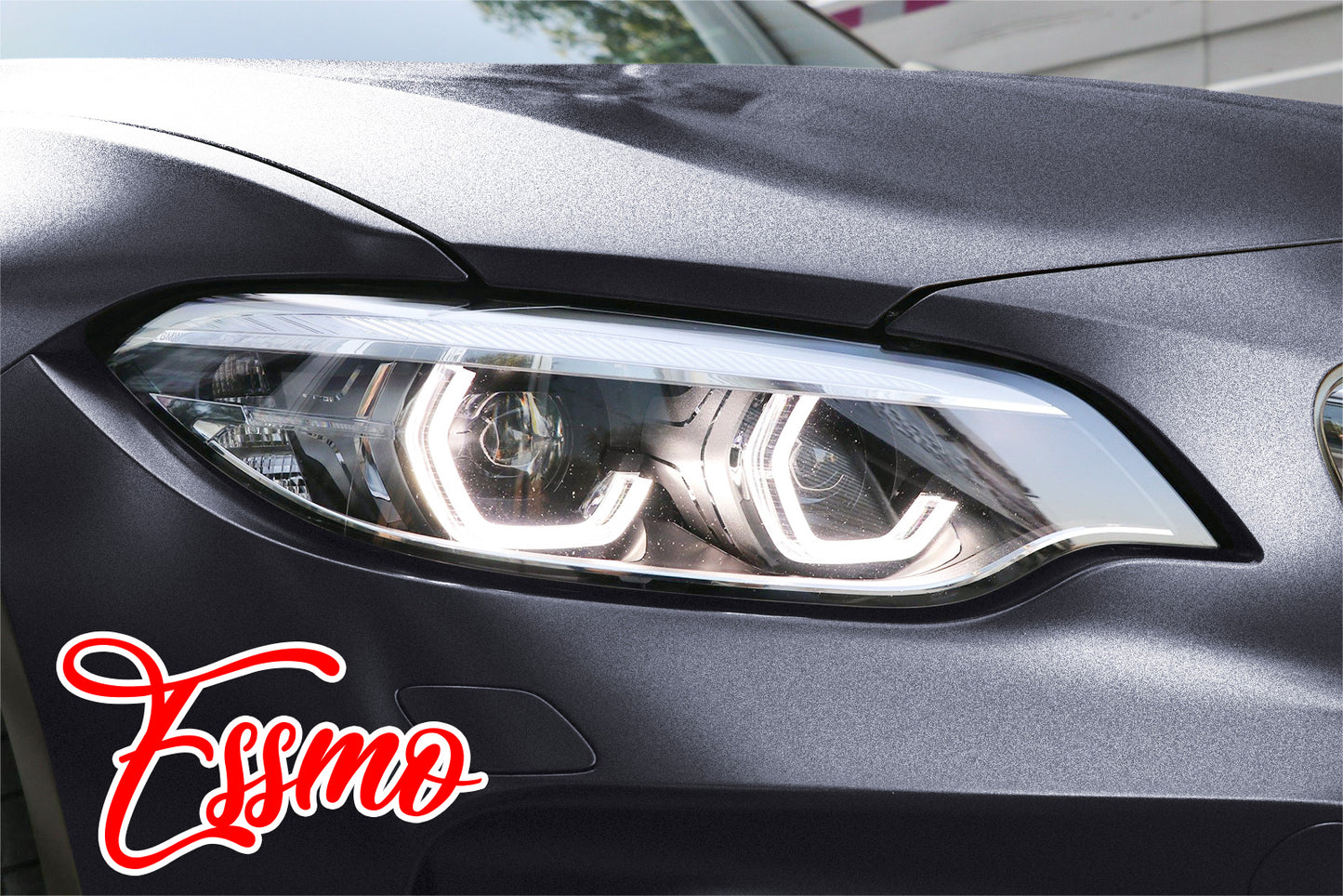 Matte Metallic Satin Pearl Charcoal Gray Vinyl Wrap