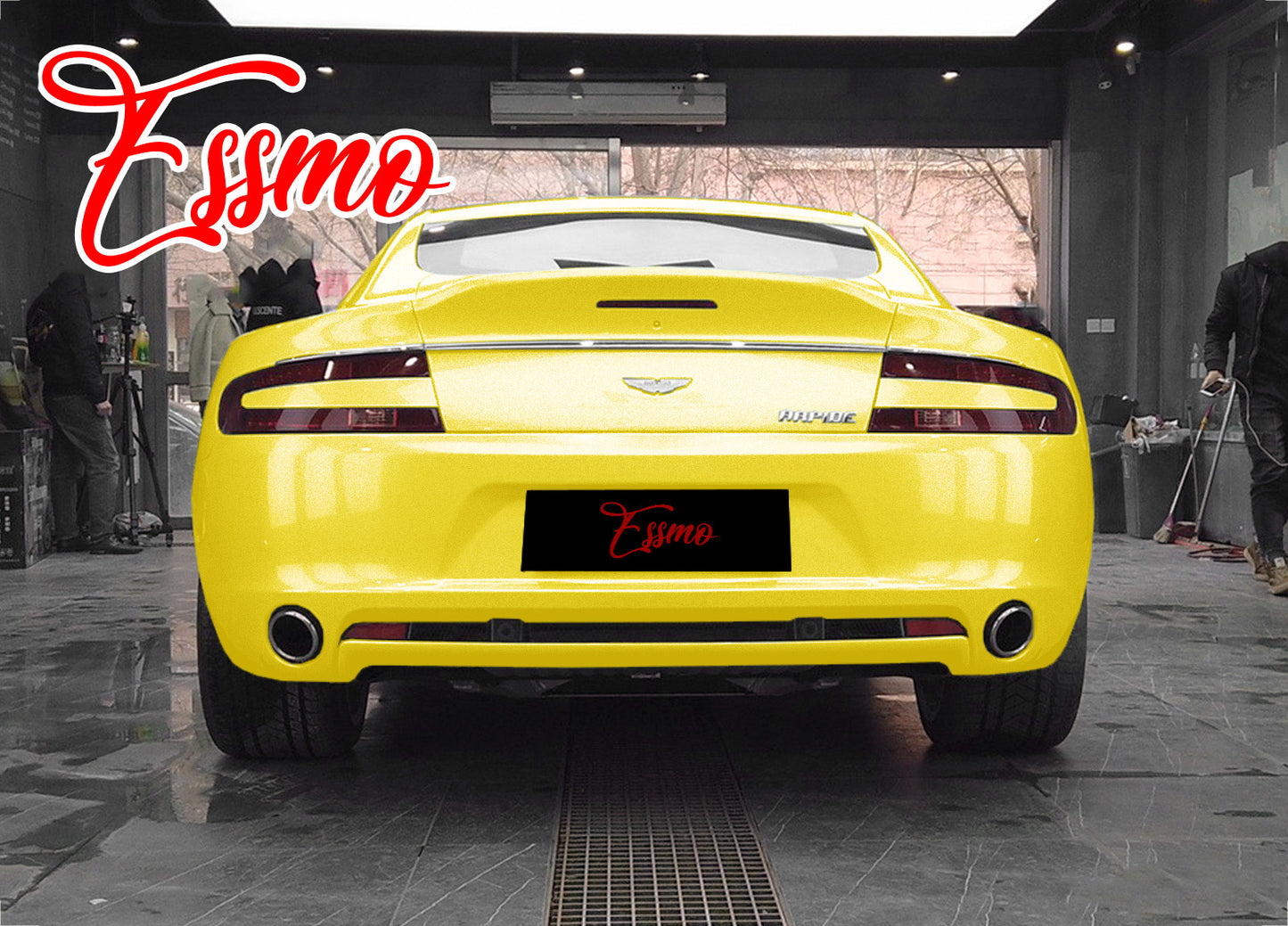 Super Gloss Metallic Lemon Yellow Vinyl Wrap