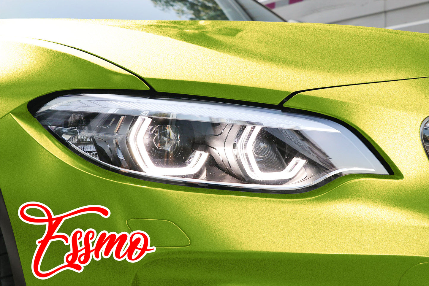 Matte Metallic Satin Pearl Lime Green Vinyl Wrap