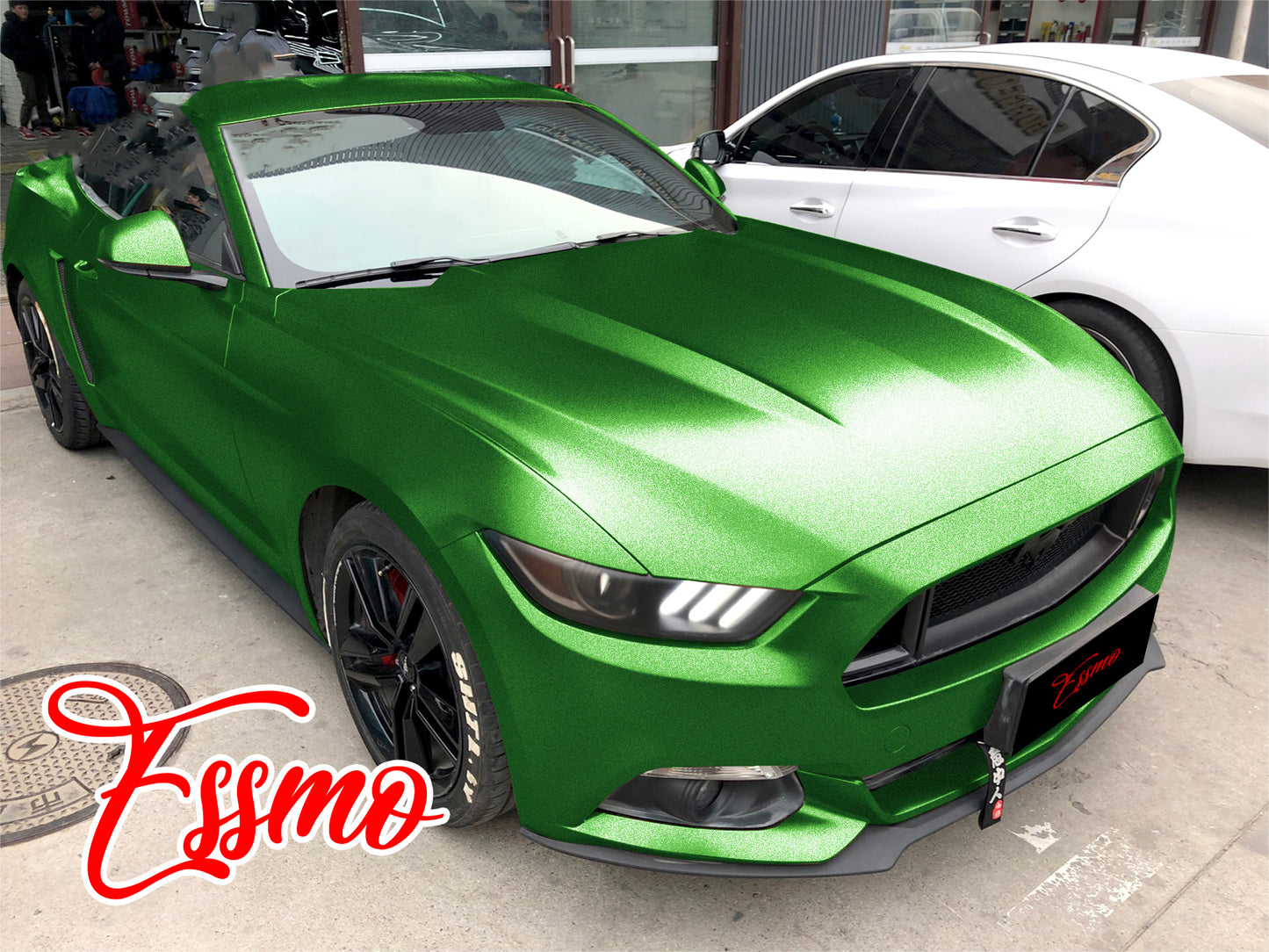 Matte Metallic Satin Pearl Forest Green Vinyl Wrap