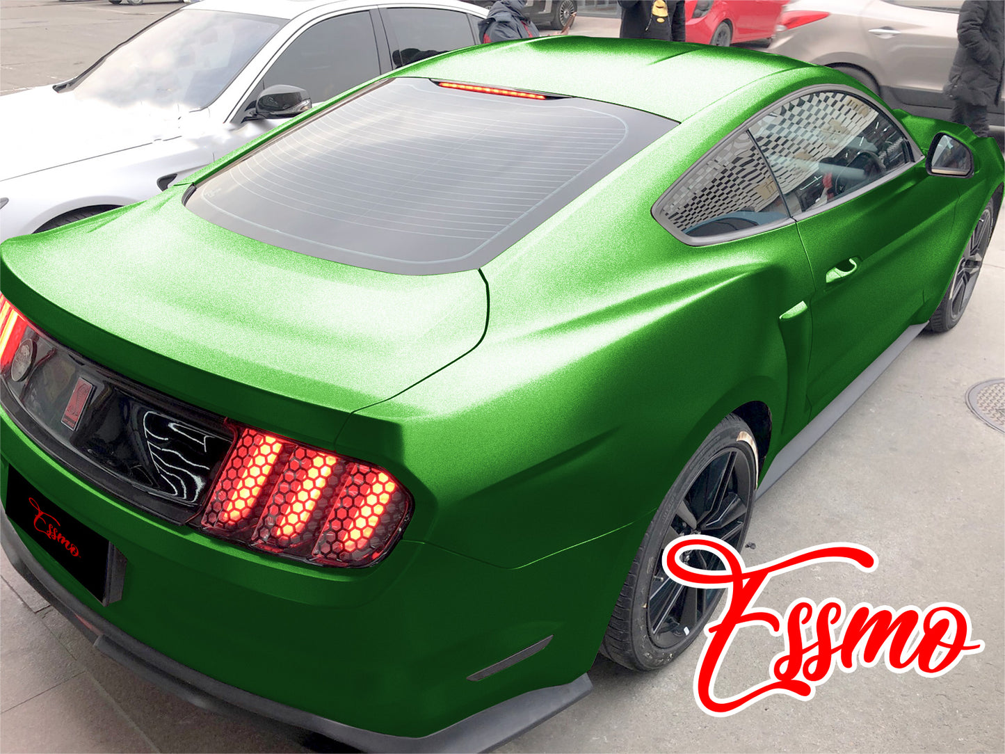 Matte Metallic Satin Pearl Forest Green Vinyl Wrap