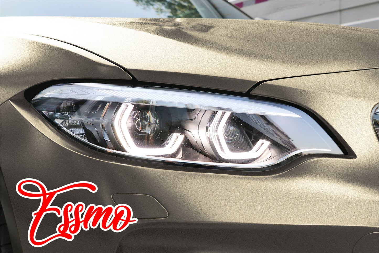 Matte Metallic Satin Pearl Champagne Gold Vinyl Wrap